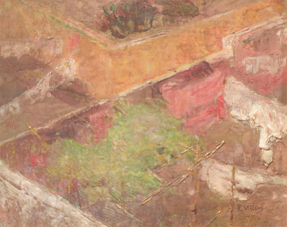 Fundo de quintal - Eliseu Visconti image 1 tableau peint à l’huile sur toile