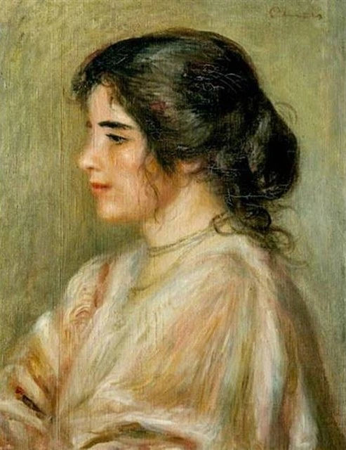 Gabrielle de profil, vers 1910 – Pierre-Auguste Renoir