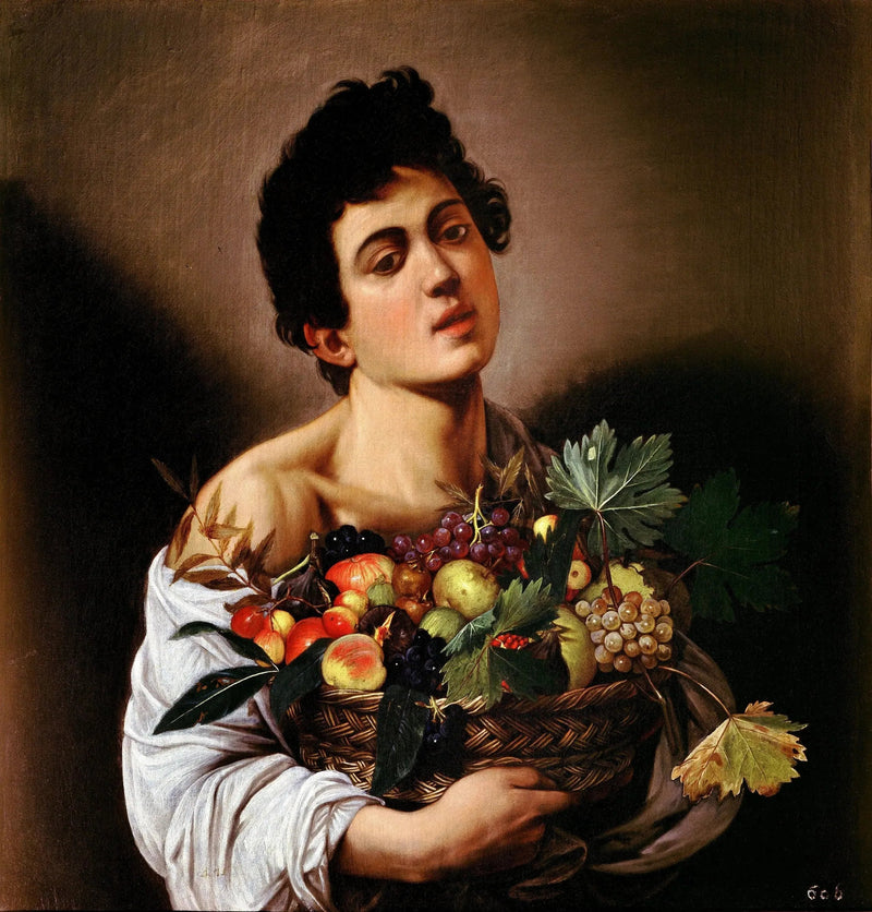 Garçon avec un panier de fruits - Le Caravage