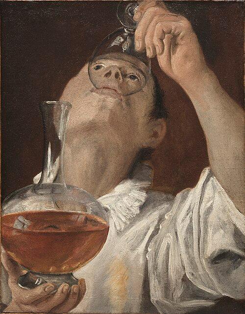 Garçon buvant - Annibale Carracci