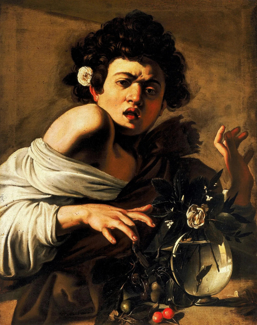 Garçon mordu par un lézard - Le Caravage