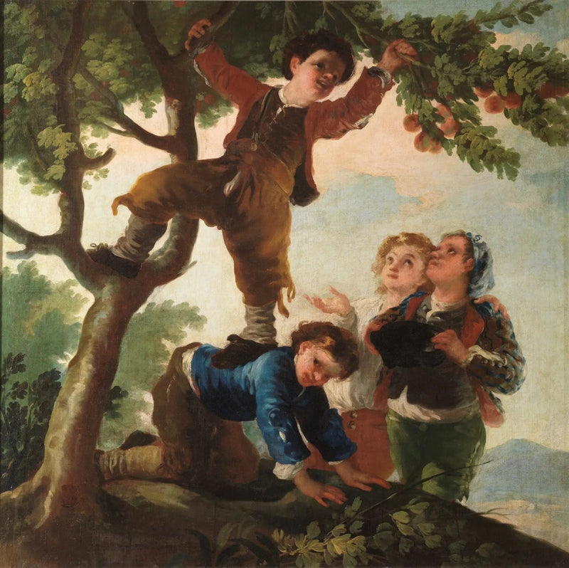 Garçons cueillant des fruits - Francisco de Goya
