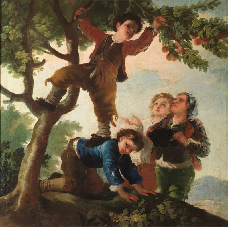 Garçons cueillant des fruits - Francisco de Goya