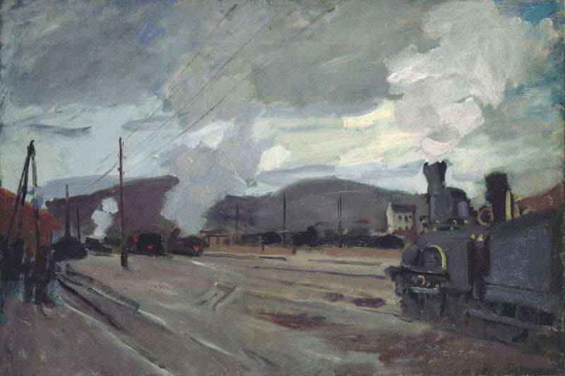 La Gare d’Argenteuil W242 – Claude Monet