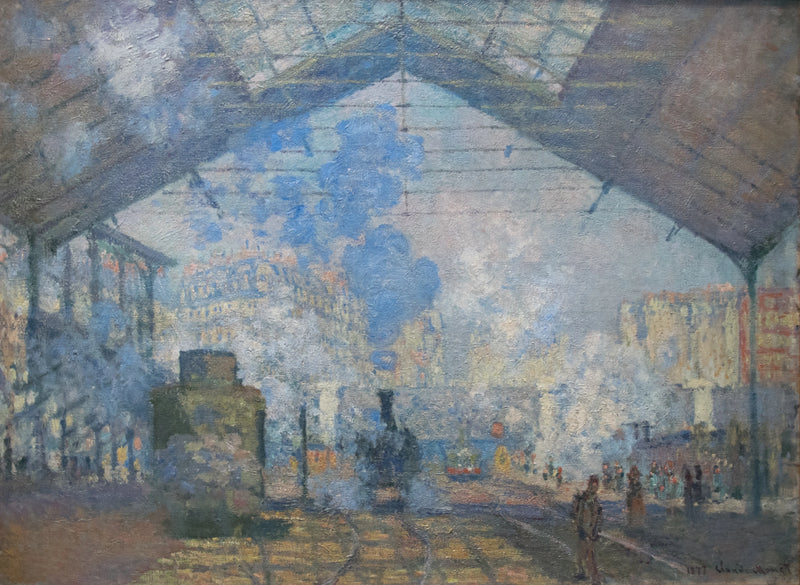 La Gare Saint-Lazare W438 – Claude Monet