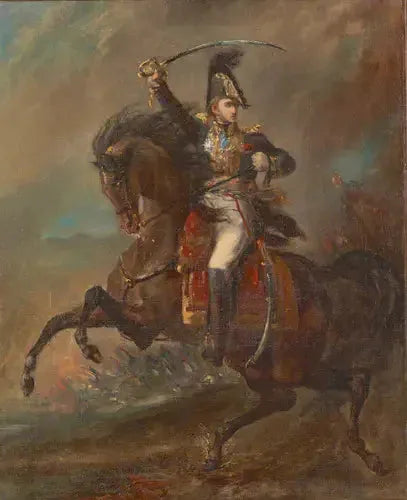 Général du Premier Empire attaquant l'ennemi - Théodore Géricault