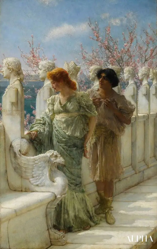 Générations passées et présentes - Lawrence Alma-Tadema Reproductions de tableaux à la peinture à l’huile