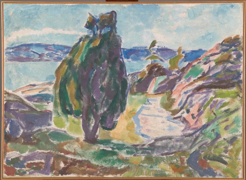 Genêvriers près de la mer - Edvard Munch