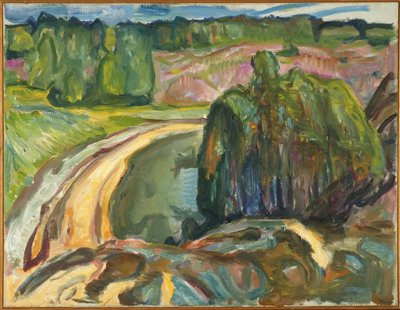 Genêvriers sur la côte - Edvard Munch