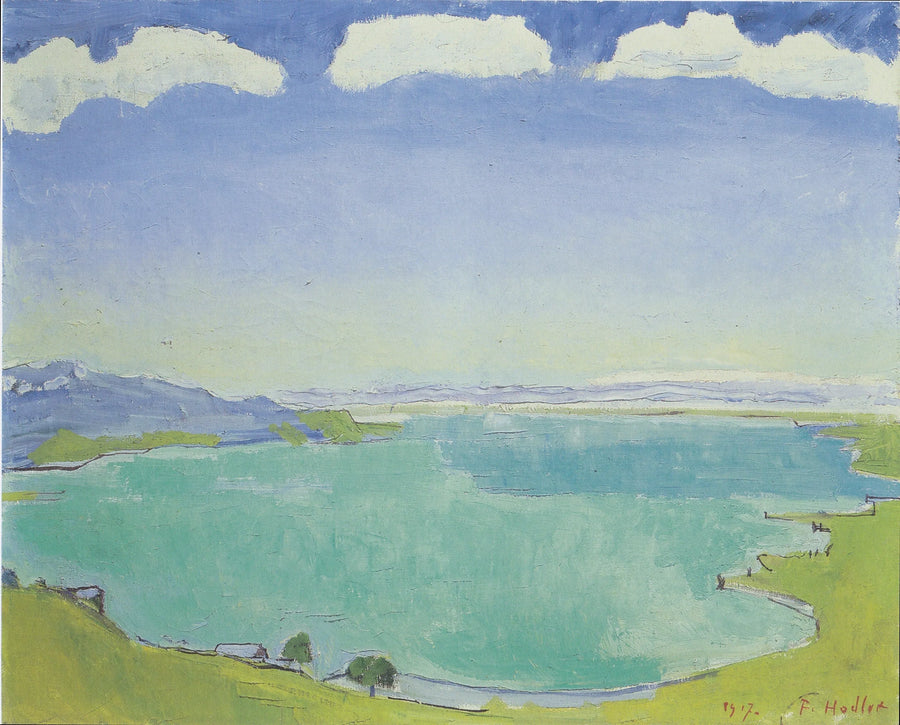 Genfersee von Caux aus - Ferdinand Hodler