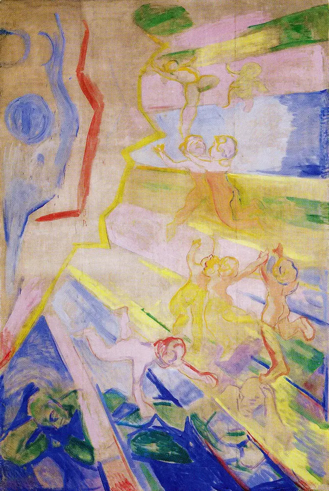 Génies dans la lumière - Edvard Munch