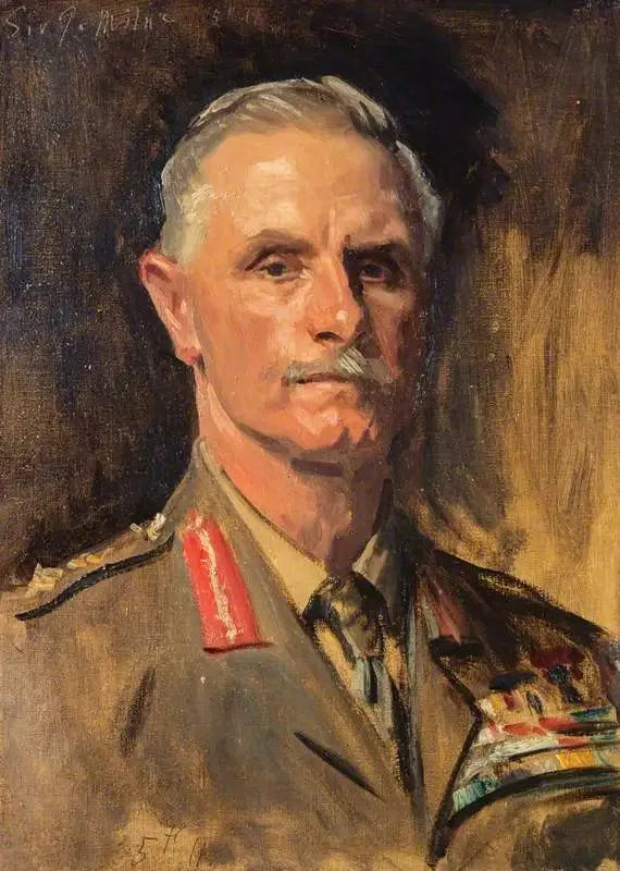 George Francis Milne, 1er baron Milne, 1866-1948. Maréchal (Étude pour un portrait dans Officiers généraux de la Première Guerre mondiale, 1914-1918) - John Singer Sargent
