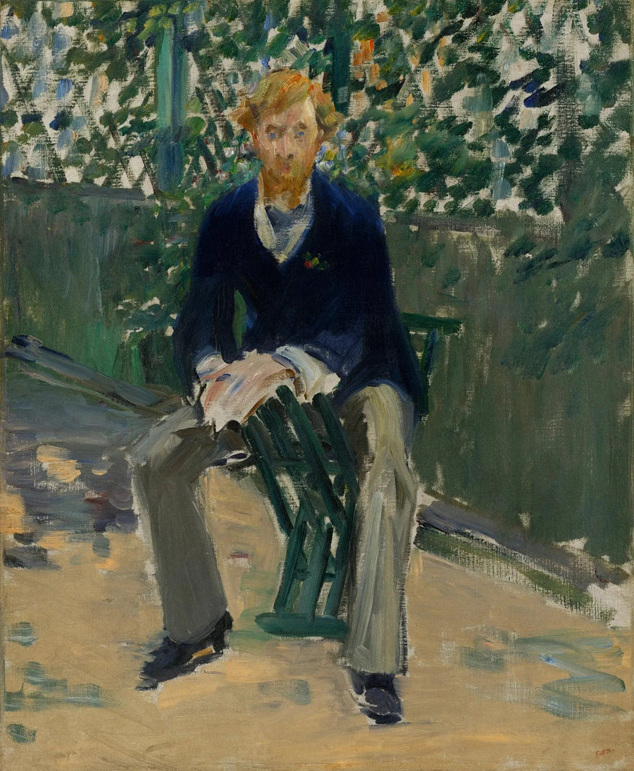 George Moore dans le jardin de l'artiste - Édouard Manet
