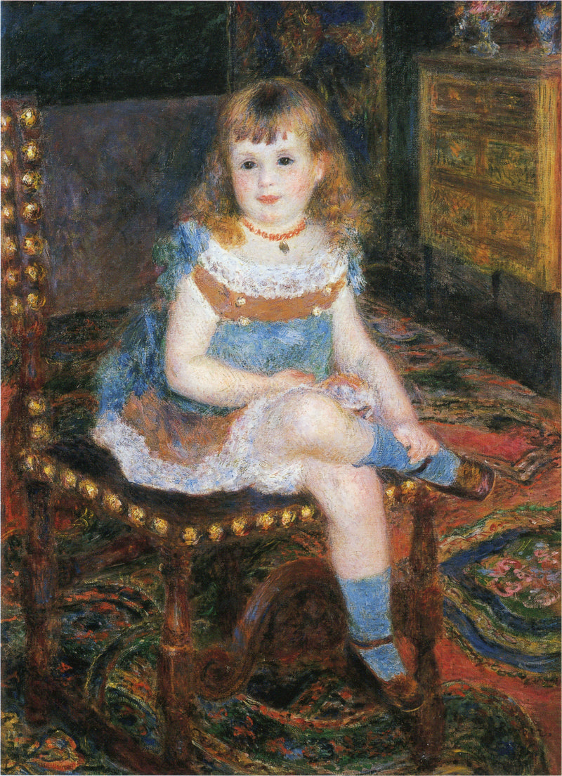 Mademoiselle Georgette Charpentier assise, 1876 – Renoir