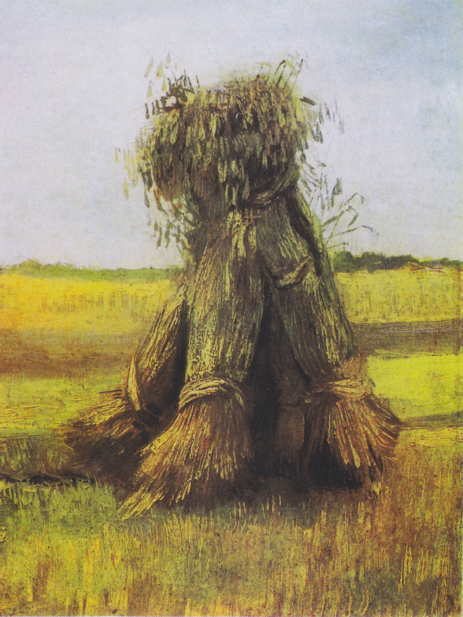 Gerbes de blé dans un champ, F193 – Van Gogh