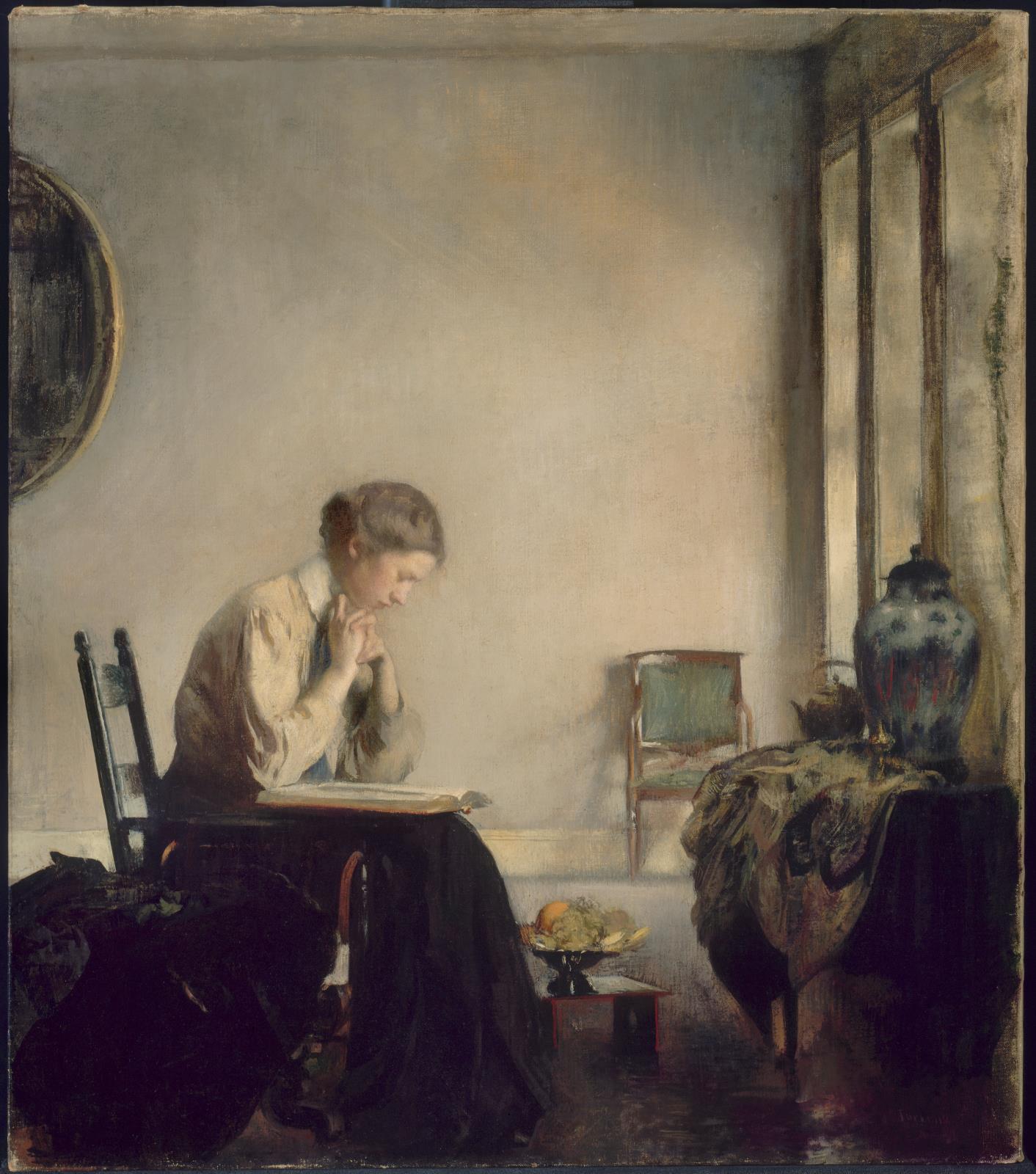 Girl Reading - Edmund Charles Tarbell