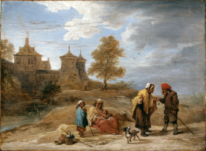 Gitans dans un paysage - David Teniers le Jeune