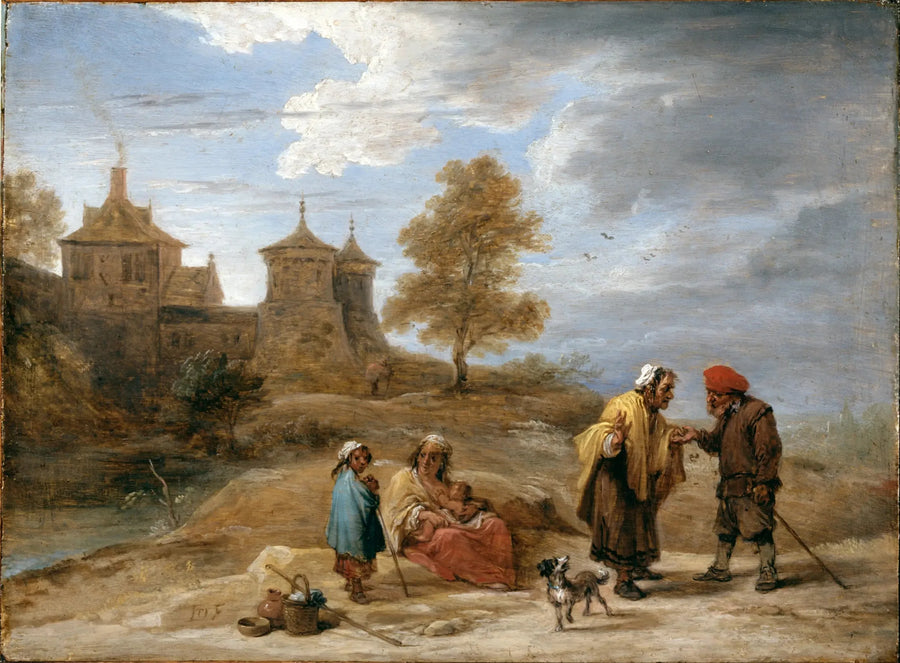 Gitans dans un paysage - David Teniers le Jeune