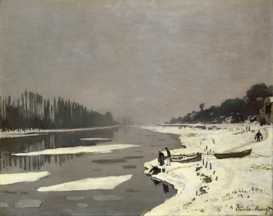 Glaçons à Bougival - Claude Monet
