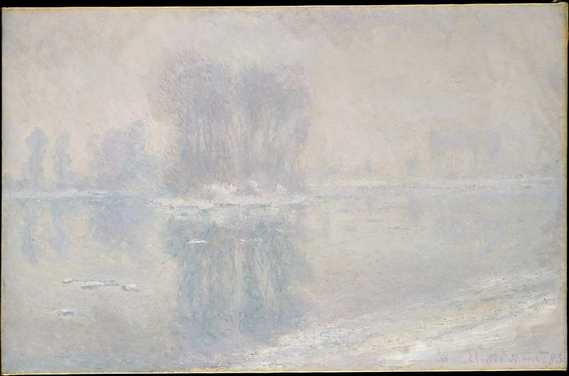 Les Glaçons W1335 – Claude Monet