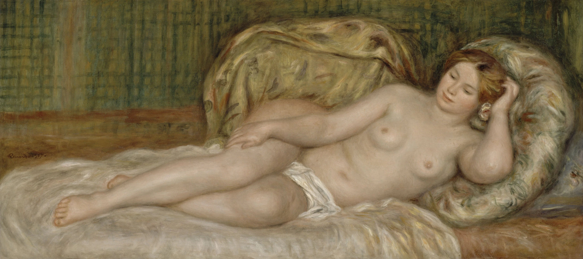 Grand nu ou Nu sur les coussins de Renoir, musée d’Orsay RF 1975 18
