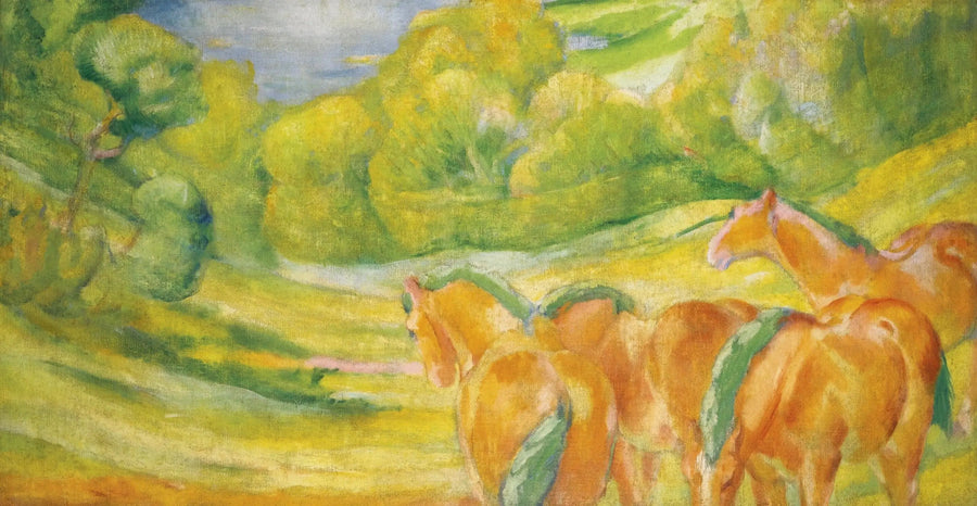 Grand Paysage I - Franz Marc