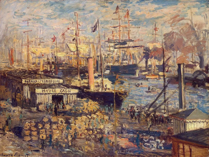 Le Grand Quai au Havre W295 – Claude Monet