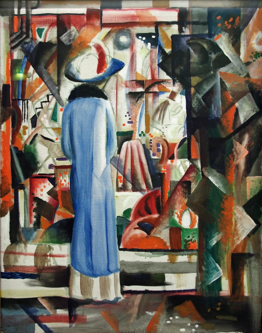 Grande Vitrine brillante - August Macke