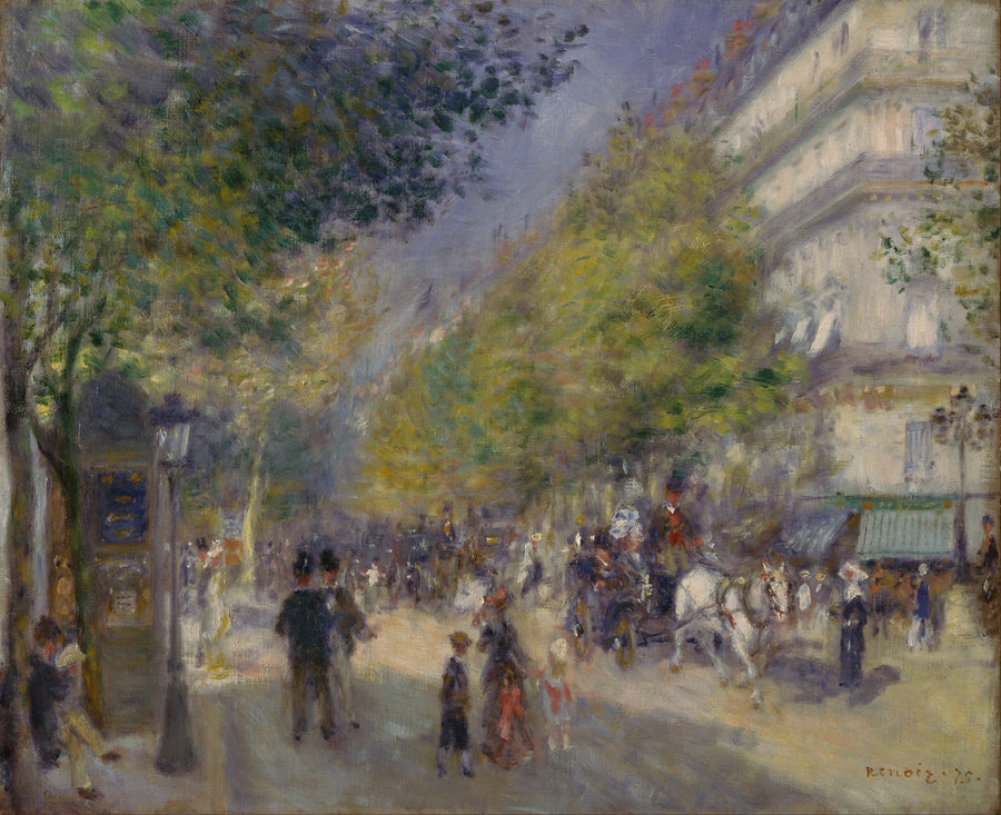 Les Grands Boulevards, 1875 – Pierre-Auguste Renoir