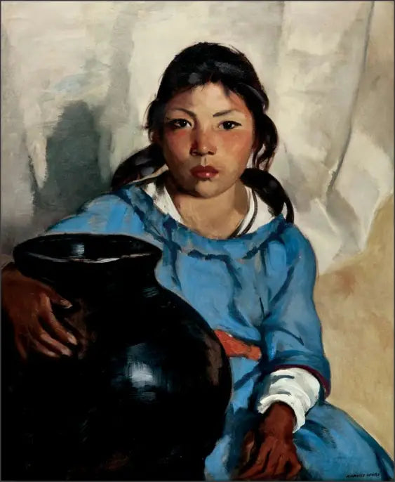Gregorita avec le Santa Clara Bowl - Robert Henri