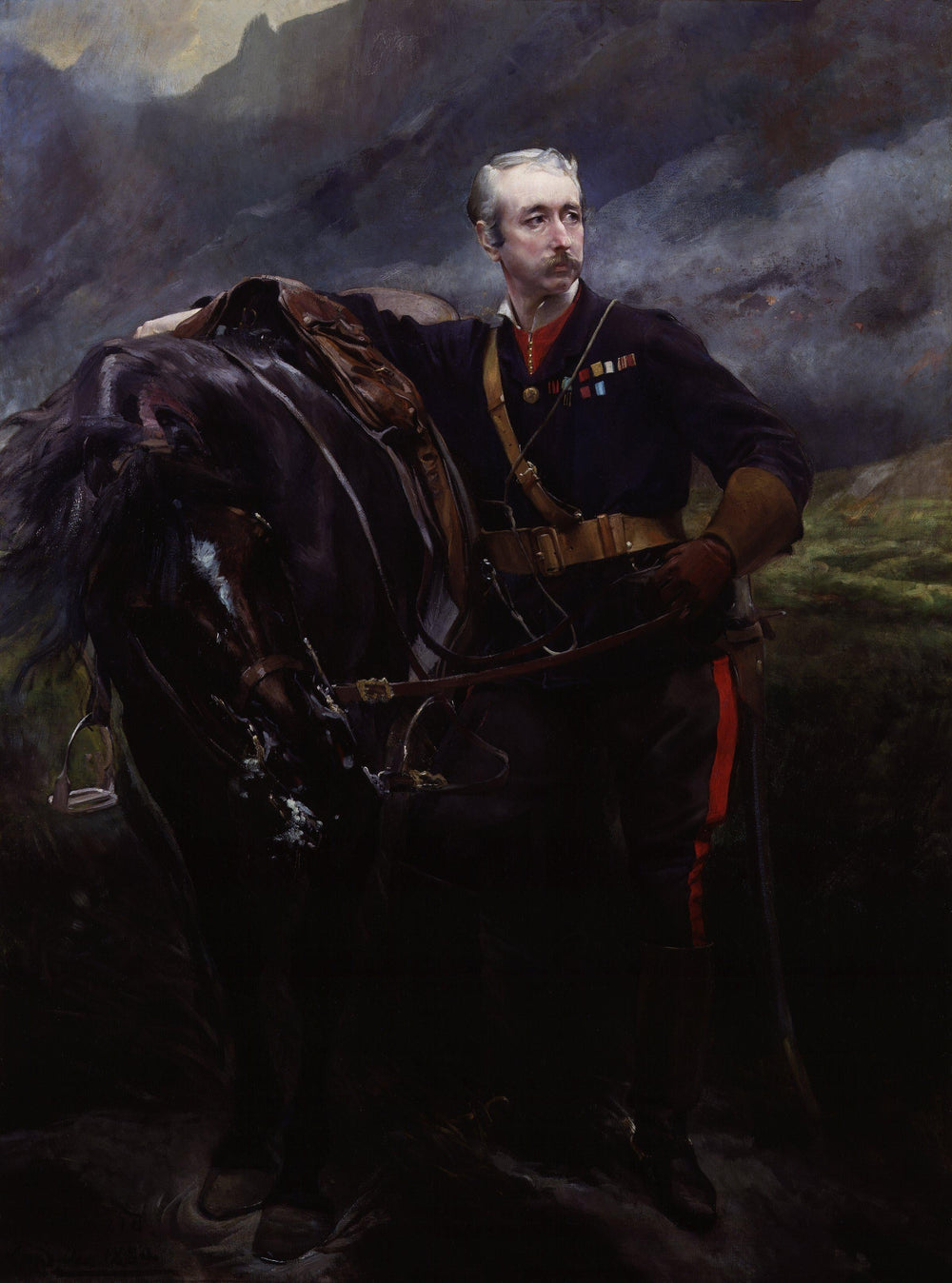 Grenat Joseph Wolseley, 1er vicomte Wolseley - Albert Besnard image 1 copie peinte à la main à l’huile