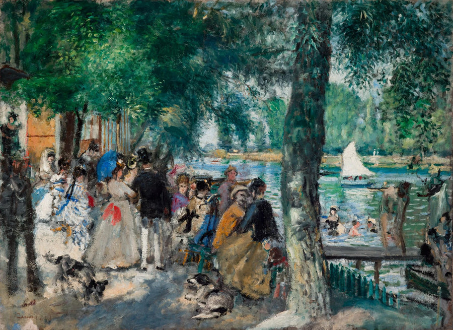 Baignade dans la Seine, dite La Grenouillère – Renoir