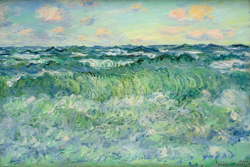 Grosse mer à Pourville W1444 – Claude Monet