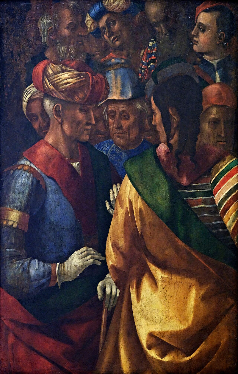 Groupe de quinze personnages - Luca Signorelli