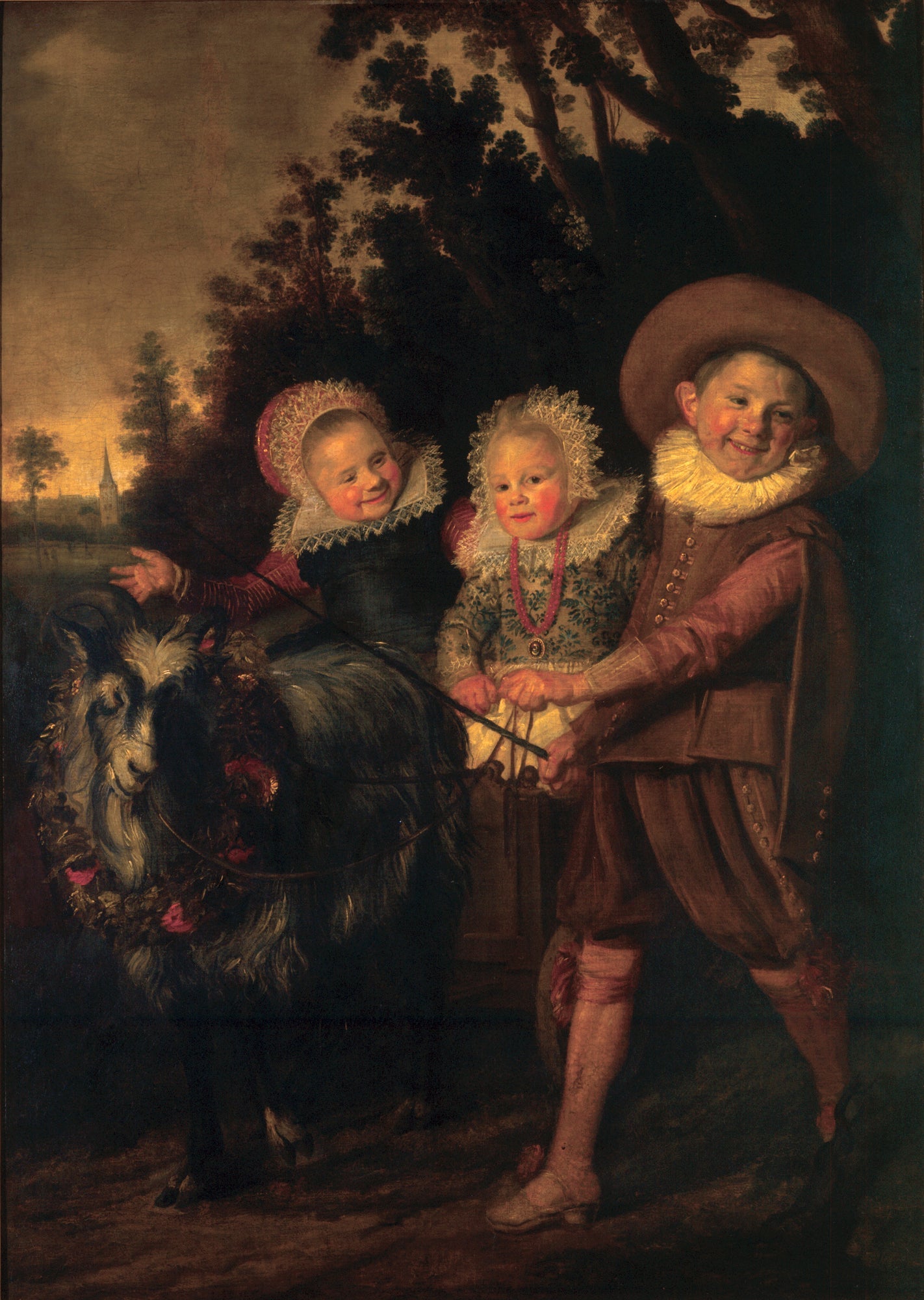 Groupe de trois enfants (fragment) - Frans Hals