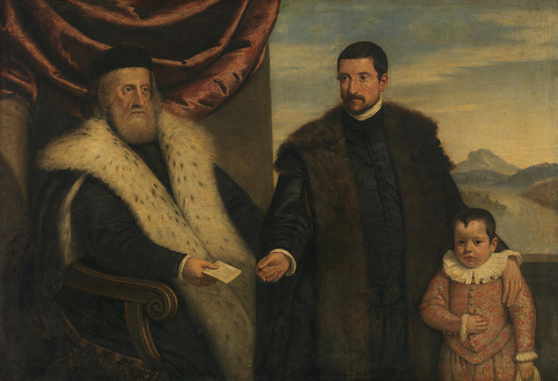 Gruppenbildnis - Jacopo Tintoretto