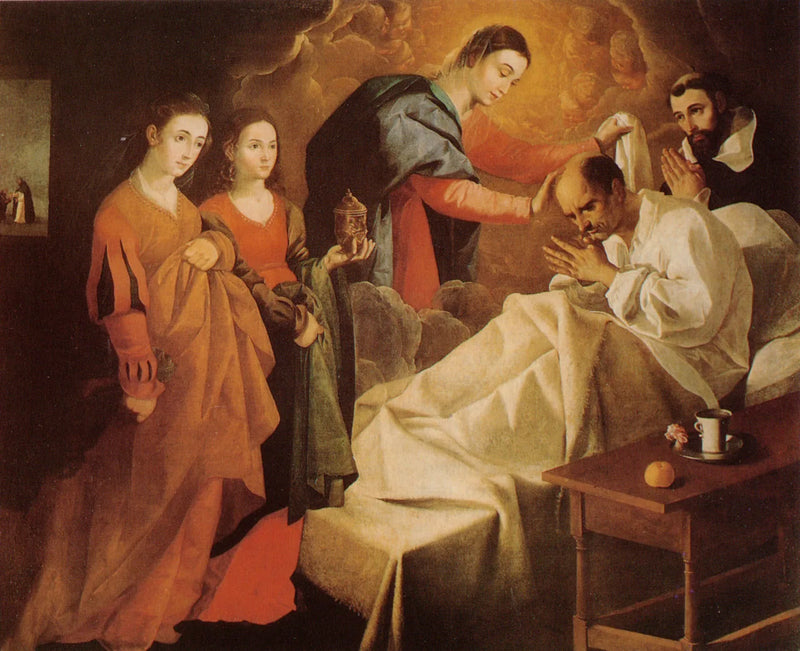 Guérison miraculeuse du bienheureux Réginald d'Orléans - Francisco de Zurbarán