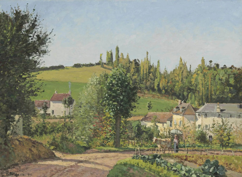 Hameau aux environs de Pontoise - Camille Pissarro