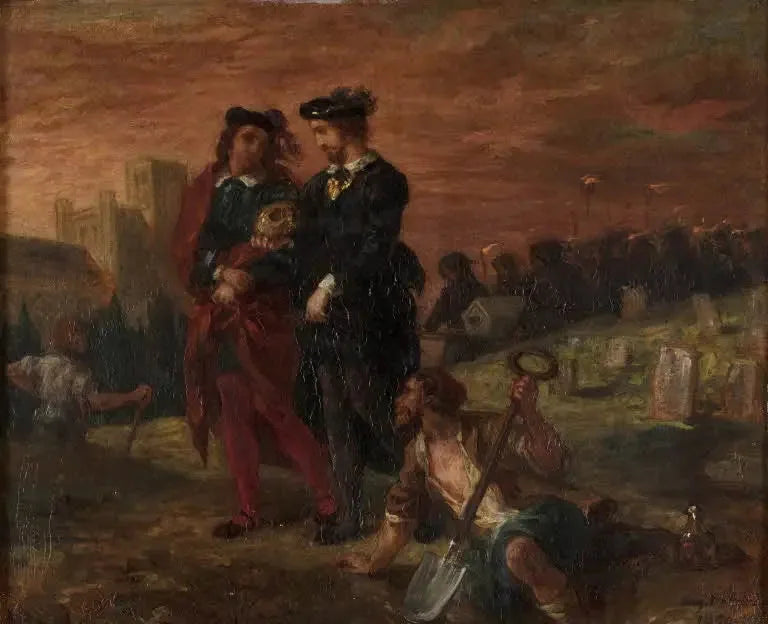 Hamlet et Horatio au cimetière - Eugène Delacroix