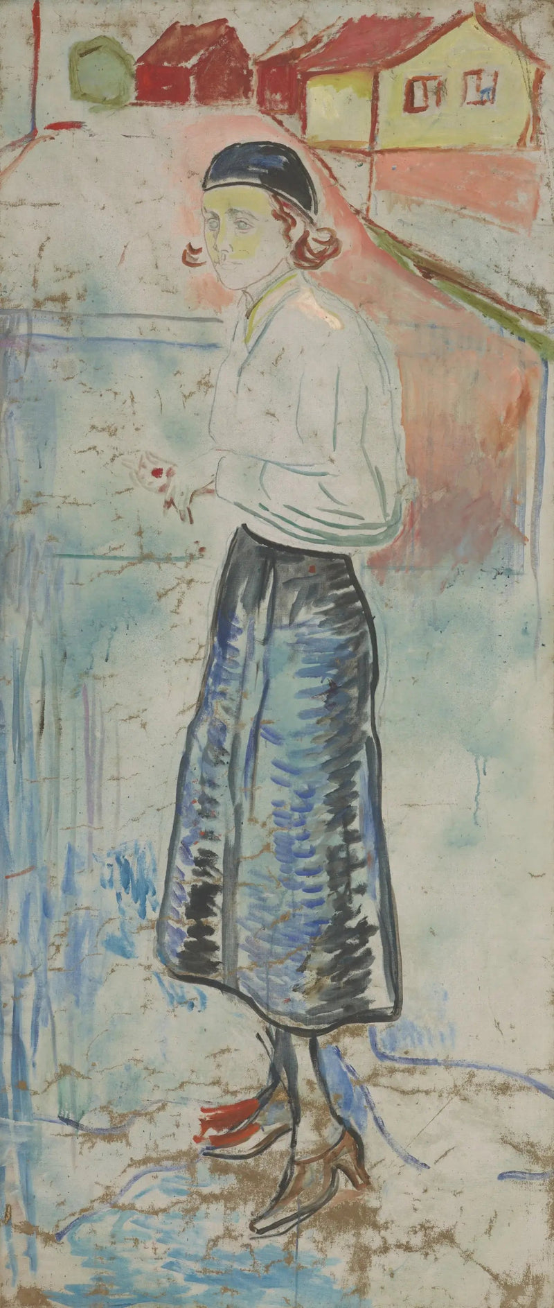 Hanna Brieschke à Åsgårdstrand - Edvard Munch