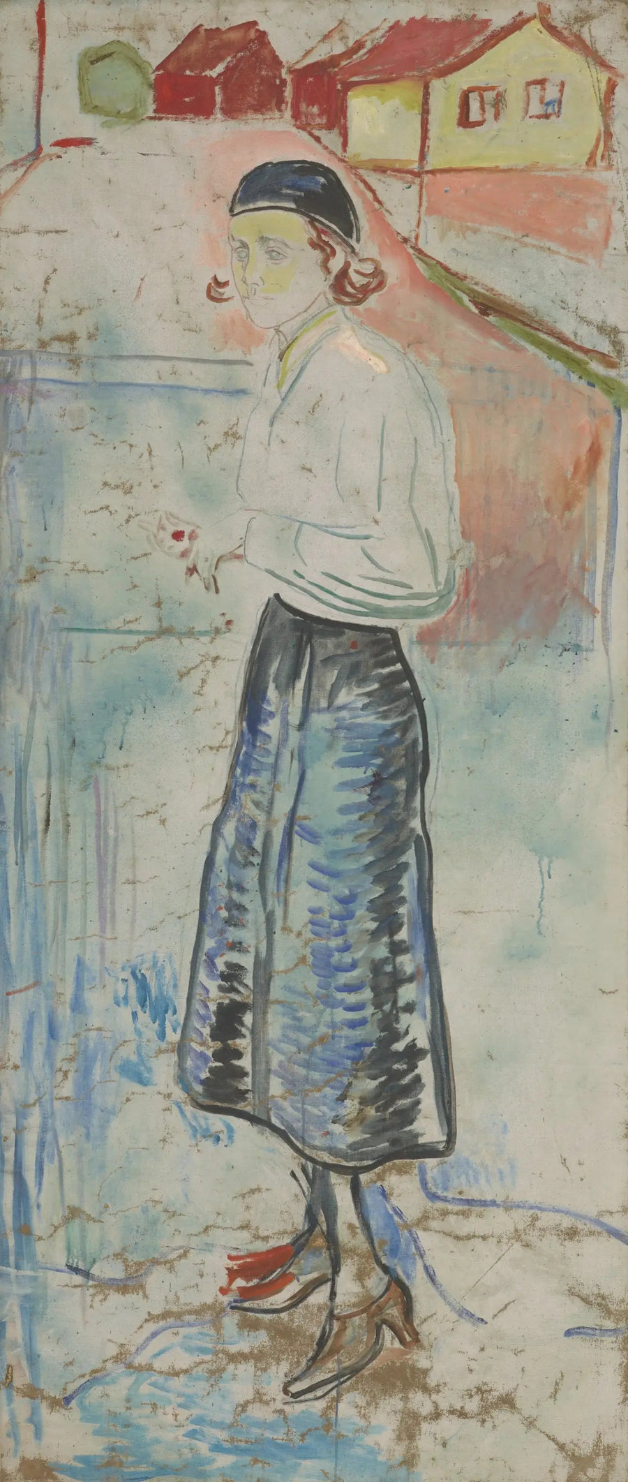 Hanna Brieschke à Åsgårdstrand - Edvard Munch