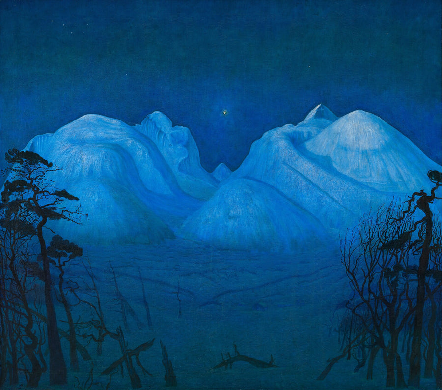 Winter Night in Rondane - Harald Sohlberg