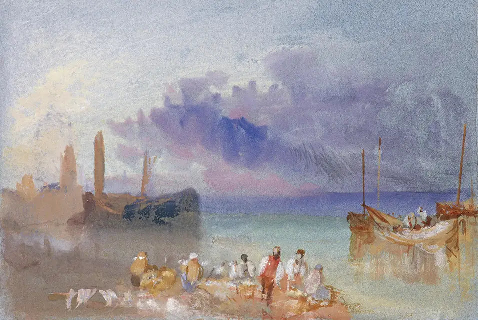 Harbour View - J. M. W. Turner image 1 reproduction artisanale de tableau