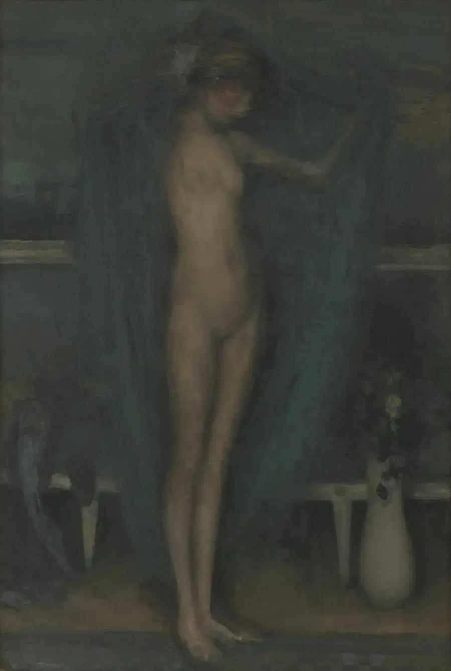 Harmonie en bleu et or : La petite fille bleue - James Abbott McNeill Whistler
