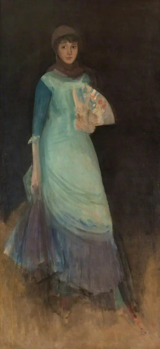 Harmonie en bleu et violet : Miss Finch - James Abbott McNeill Whistler