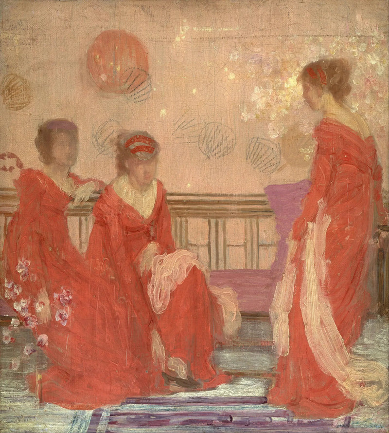 Harmonie en couleur chair et rouge - James Abbott McNeill Whistler