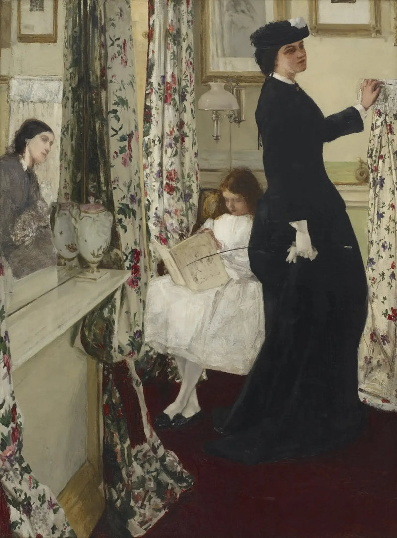 Harmonie en vert et rose : la salle de musique - James Abbott McNeill Whistler