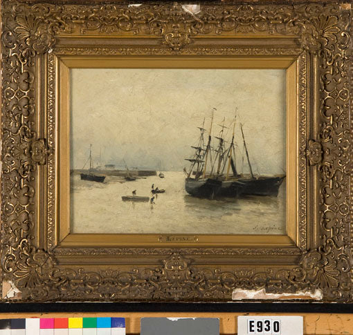 Haven bij laag tij - Stanislas Lépine