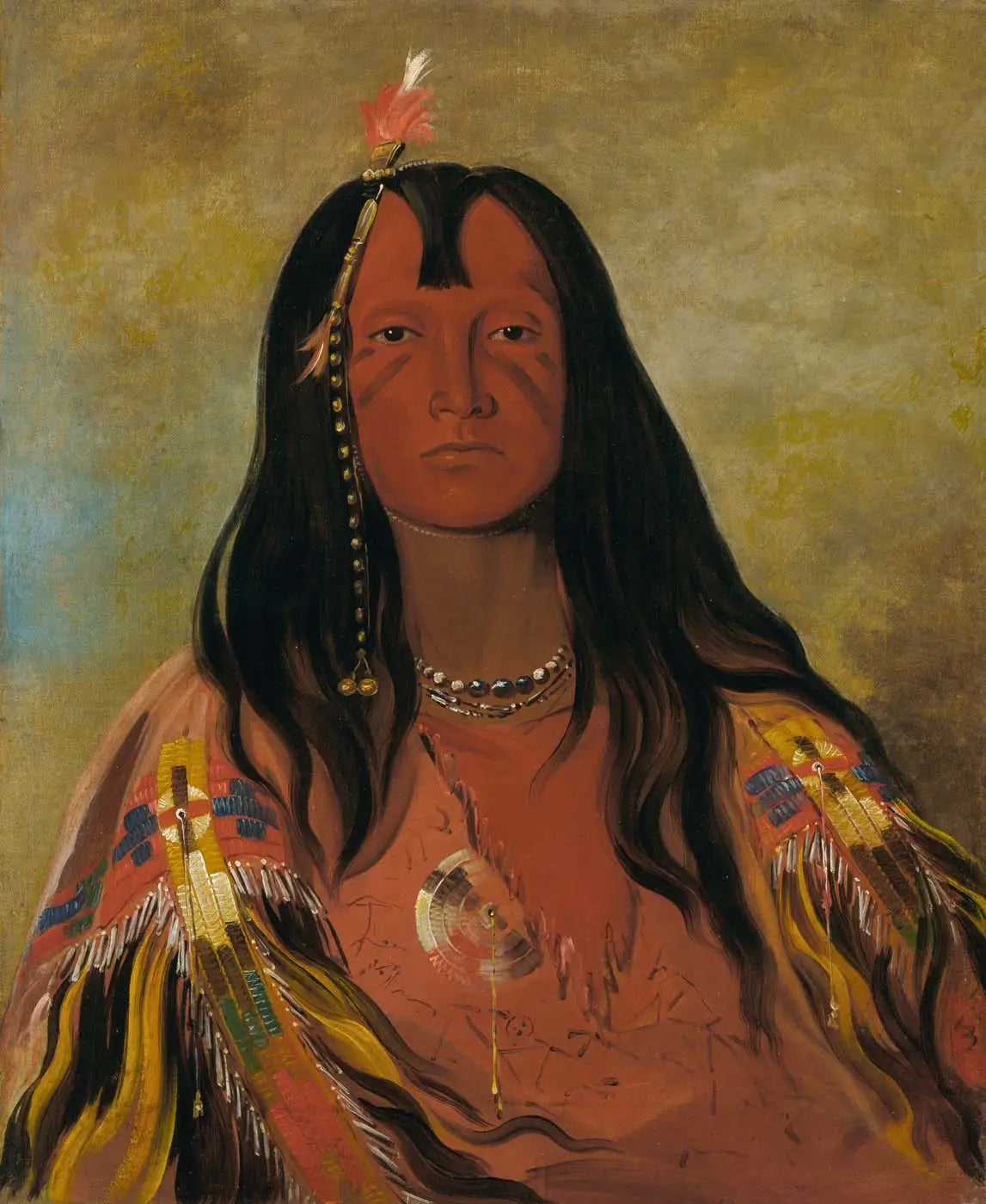 H’co-a-h’co-a-h’cotes-min Pas de cornes sur la tête un brave - George Catlin - Alpha Reproduction