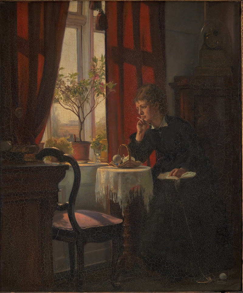 Helga Johansen, sœur des artistes - Viggo Johansen